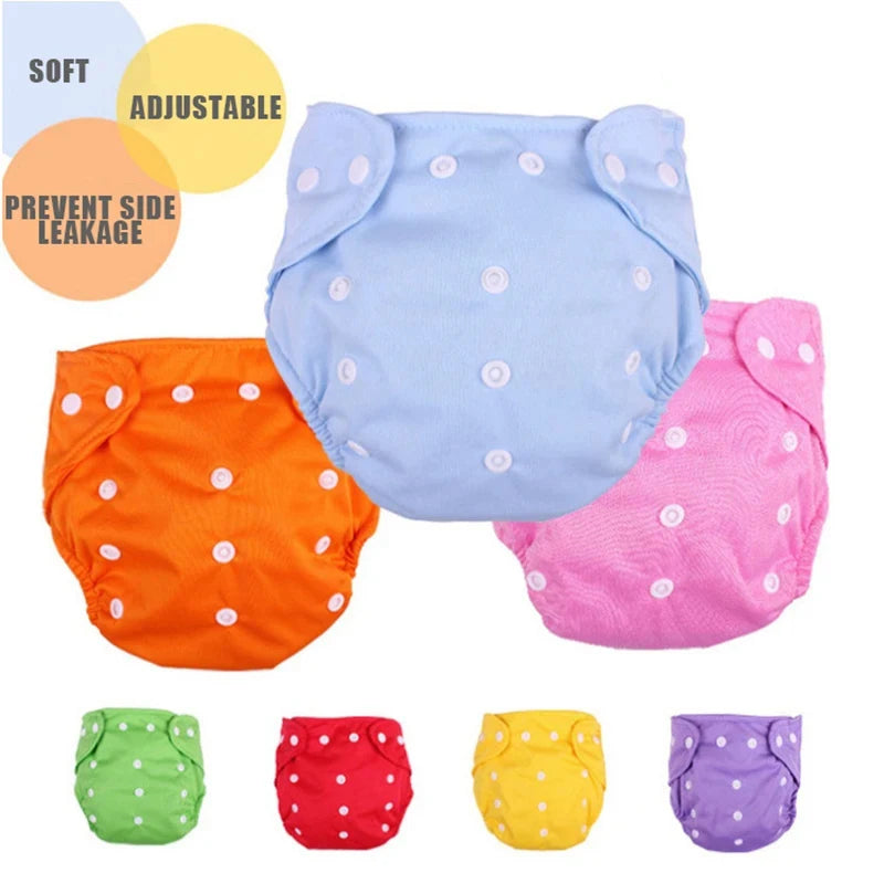 Baby Training Pants Buttons Diaper Baby Underwear Summer Washable Breathable Diaper Pants Baby Diapers Cotton Learning Trousers