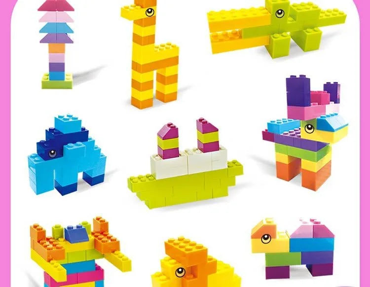 DIY creative building blocks big set City classic building blocks assemble boys and girls birthday gift children's educational t