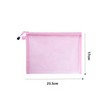3pcs Toy storage bag 1pc building block puzzle sub-package bag children small particle zipper transparent finishing storage box