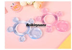 Baby Teeth Grinder Baby Soft Teeth Gum Pure Silicone Bite Gum Toys for 3-24 months