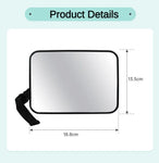 EAFC Adjustable Wide Car Rear Seat Mirror Baby/Child Seat Car Safety Mirror Monitor Square Safety Car Baby Mirror Car Interior