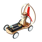 DIY Science Toys Children Educational STEM Projects Kits 3D Assemble Car Boat Model Wood Puzzle Toy Scientific Experiment Kit