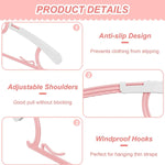 Non-slip Baby Clothes Hanger Adjustable Storage Hangers Cute Kids Clothes Organizer Closet Children Baby Coats Rack