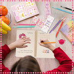 Journal Kit 98X/set Creative Diary Journal Kit Scrapbooking Toy Journaling Art Crafts For Kid Girl Boy Aged 8