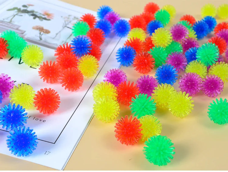 10/20pcs Pet Cat Cute and Funny Cat Toy Bouncy Ball Toy Ball Creative Colorful Interactive Cat Soft Tip Chew Toy Cat Accessories