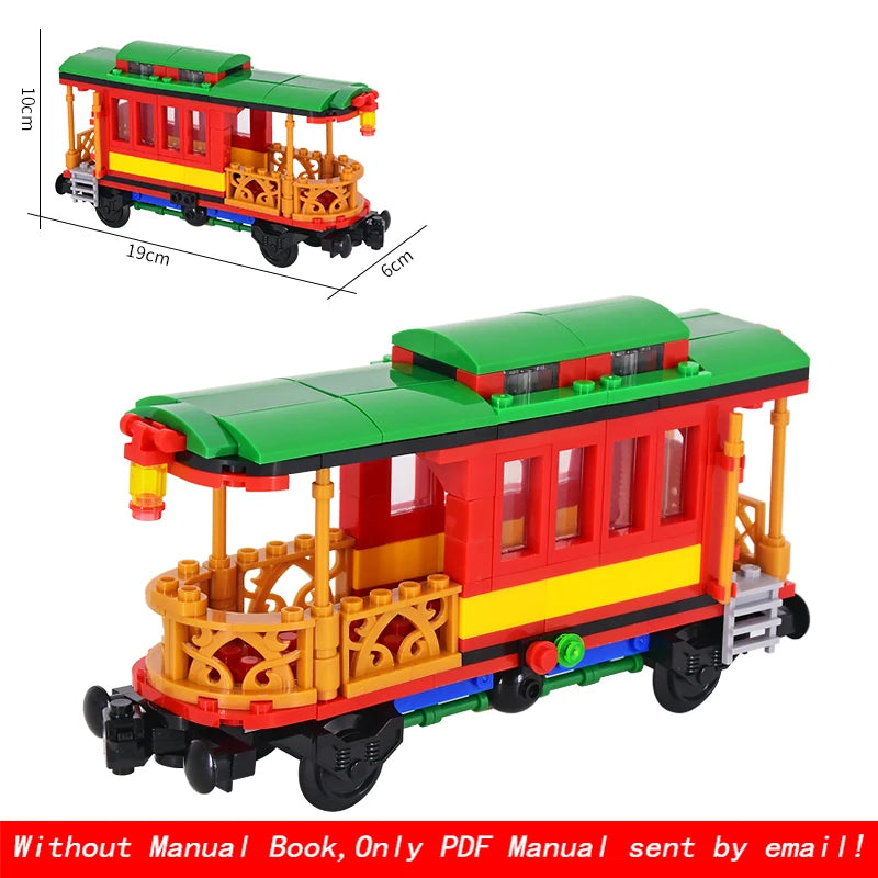 MOC City Creative Idea Technical Train Base Wheel Carriage Building Blocks Bricks Assembled DIY Toys for Kids Christmas giftS