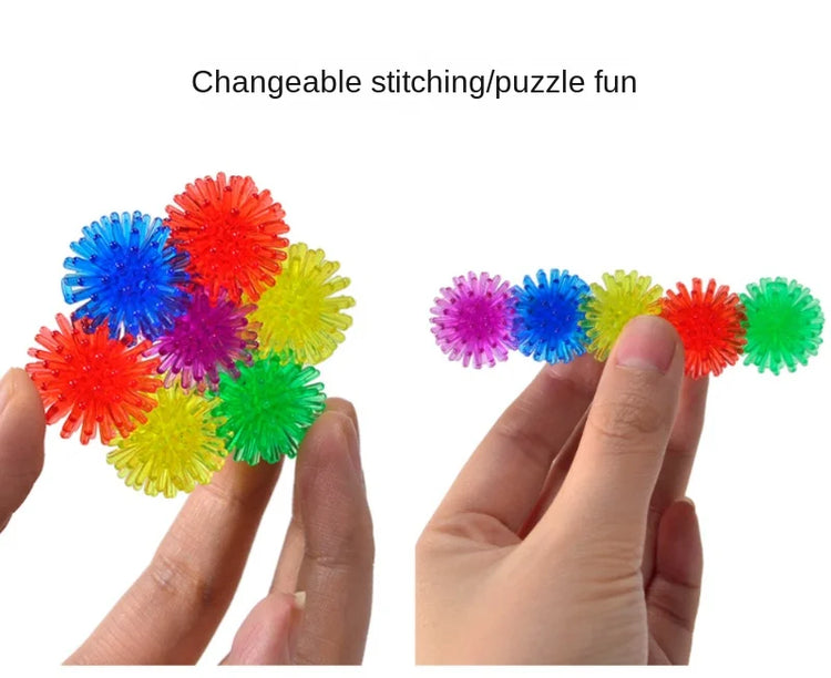 10/20pcs Pet Cat Cute and Funny Cat Toy Bouncy Ball Toy Ball Creative Colorful Interactive Cat Soft Tip Chew Toy Cat Accessories