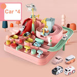 Car Train Track Sets Racing Rail Model Educational Toys Children Adventure Game Mechanical Interactive Animals Space Rocket Toy
