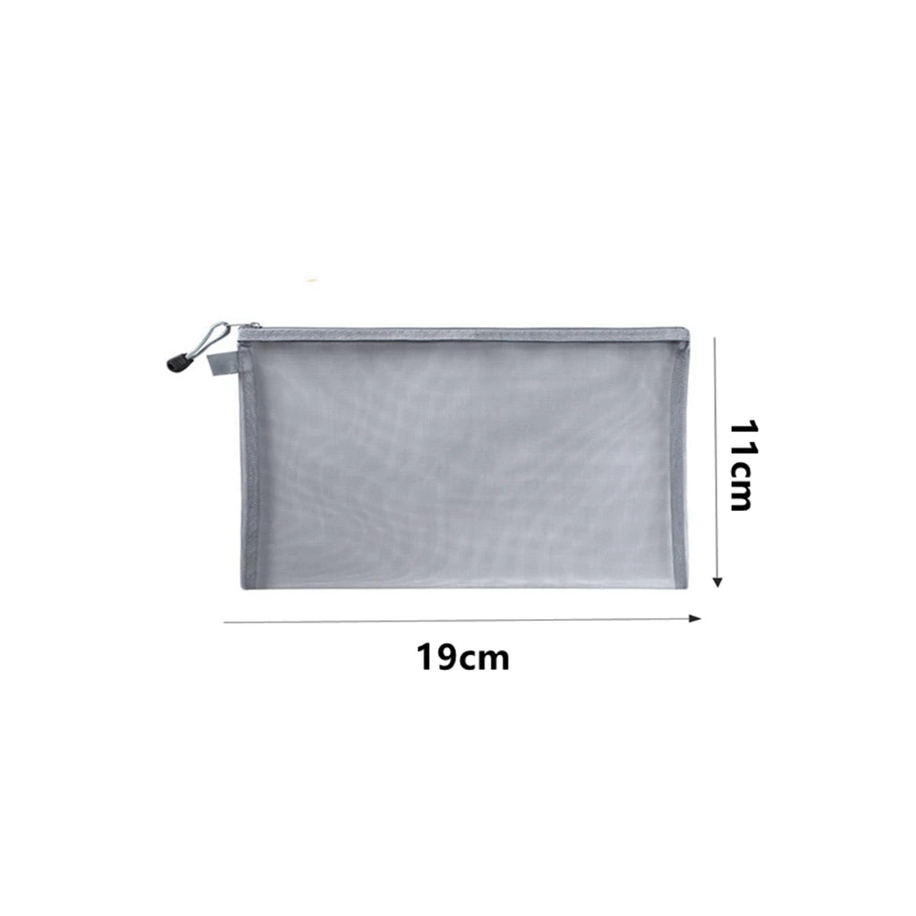 3pcs Toy storage bag 1pc building block puzzle sub-package bag children small particle zipper transparent finishing storage box