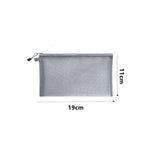 3pcs Toy storage bag 1pc building block puzzle sub-package bag children small particle zipper transparent finishing storage box