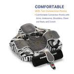 Non-Inflatable Floats Toys Newest Baby Float with Sun Canopy Safety Swim Tranier Solid Toddler Pool float for Age 3-24 Months