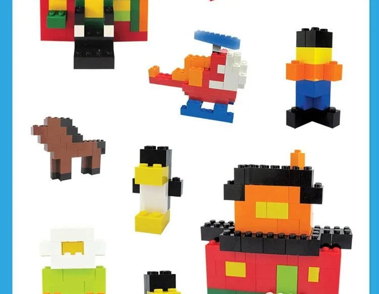 DIY creative building blocks big set City classic building blocks assemble boys and girls birthday gift children's educational t