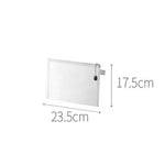 3pcs Toy storage bag 1pc building block puzzle sub-package bag children small particle zipper transparent finishing storage box