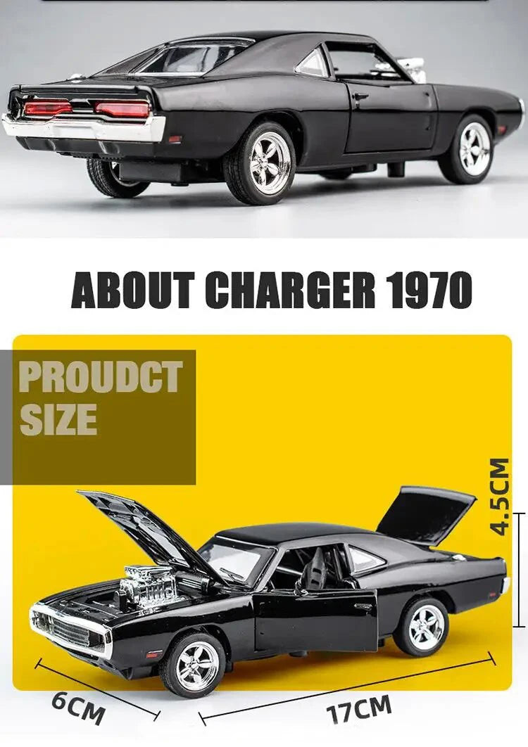 1:32 Simulation Challenger 1970 Fast Alloy Classics Car Model Diecasts & Toy Vehicles Furious Cars Decoration Toys Children Boy