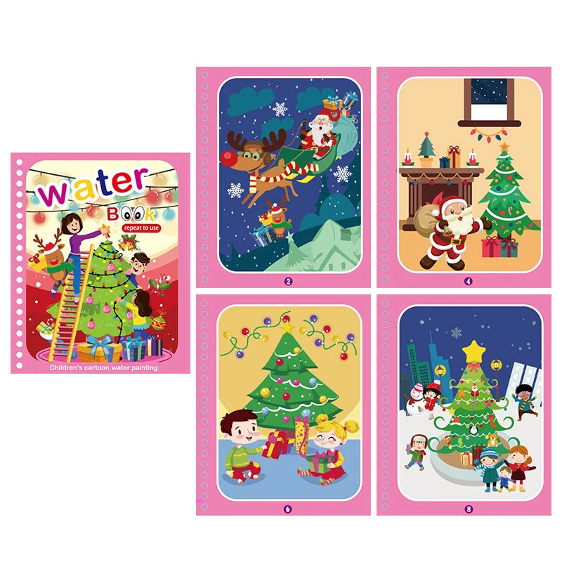 NEW Kids Magic Water Drawing Books Coloring Books Painting Toys for Kids Birthday Christmas New Year Gift for Boys and Girls