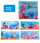 0-24 Monthes Soft Baby Cloth Books Fruits Vegetable Animals Cognitive Puzzle Infant Kids Early Learning Educational Fabric Toys