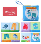0-24 Monthes Soft Baby Cloth Books Fruits Vegetable Animals Cognitive Puzzle Infant Kids Early Learning Educational Fabric Toys