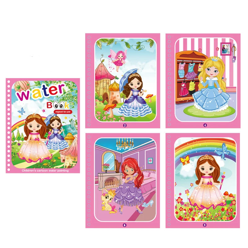 NEW Kids Magic Water Drawing Books Coloring Books Painting Toys for Kids Birthday Christmas New Year Gift for Boys and Girls