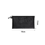 3pcs Toy storage bag 1pc building block puzzle sub-package bag children small particle zipper transparent finishing storage box