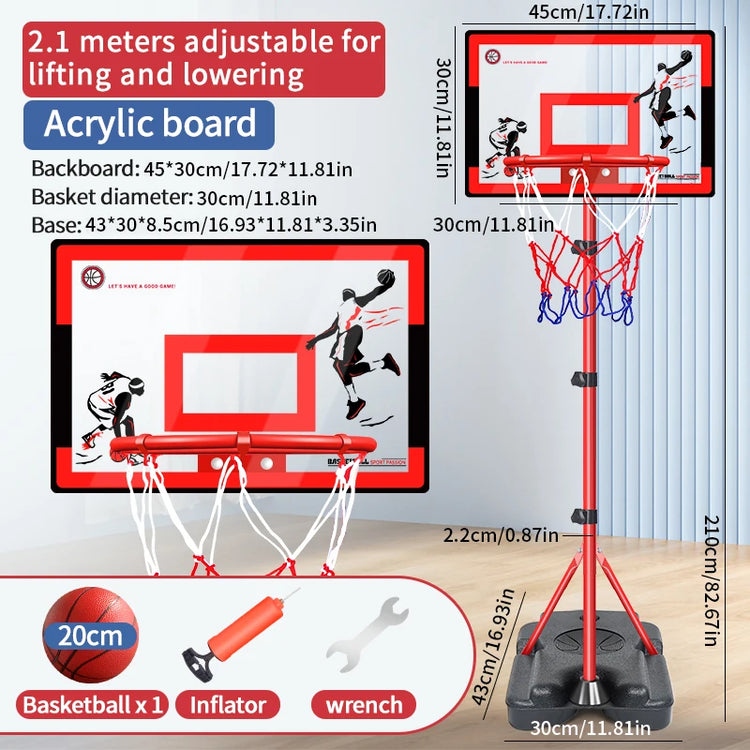 Creative basketball toy combination set