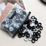 100 Pieces/pack Children's Hair Rings Baby Free Rubber Bands High Elasticity Basic Tie Girl Headband Accessories Super Soft