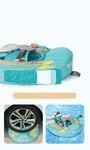 Non-Inflatable Floats Toys Newest Baby Float with Sun Canopy Safety Swim Tranier Solid Toddler Pool float for Age 3-24 Months