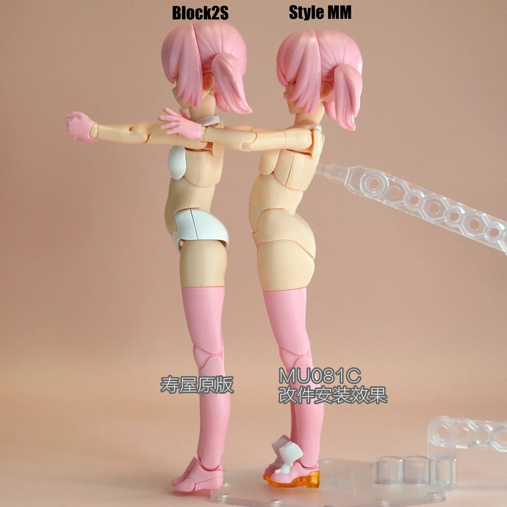 SH Studio upgrade parts of body parts for 1/12 scale PUNI MOFU mobile suit girl kids toys