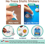 Kids Reusable Sticker Book Multiple Scenarios Cartoon DIY Puzzle Educational Cognition Learning Toys for Child Age 2-4 Gift 2025
