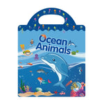 Kids Reusable Sticker Book Multiple Scenarios Cartoon DIY Puzzle Educational Cognition Learning Toys for Child Age 2-4 Gift 2025