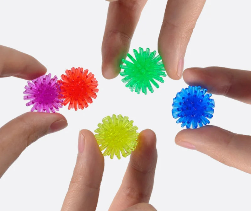 10/20pcs Pet Cat Cute and Funny Cat Toy Bouncy Ball Toy Ball Creative Colorful Interactive Cat Soft Tip Chew Toy Cat Accessories
