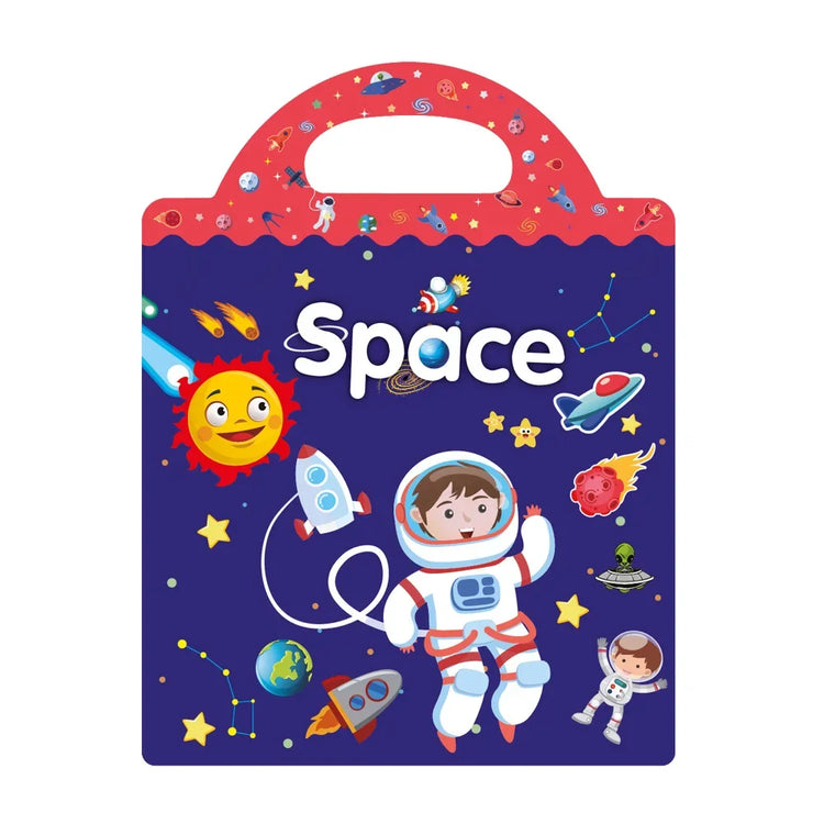 Kids Reusable Sticker Book Multiple Scenarios Cartoon DIY Puzzle Educational Cognition Learning Toys for Child Age 2-4 Gift 2025