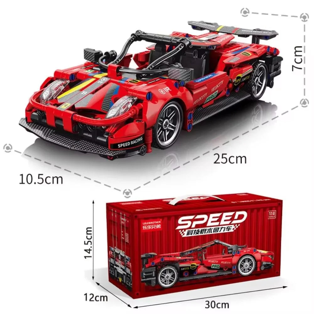 504pcs Building Blocks Car Early Learning Development Benefits Intelligence Assembled Toys Children's Birthday Gift