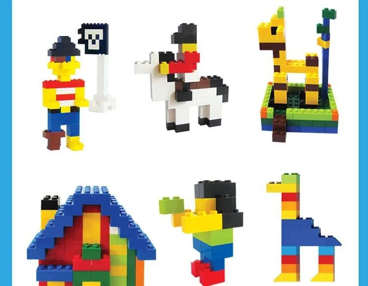 DIY creative building blocks big set City classic building blocks assemble boys and girls birthday gift children's educational t
