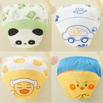 4PCS Baby Waterproof Diapers Pee Shorts Underwears Reusable Soft Ecological Cotton Toddler Potty Training Pants For Boys Girls
