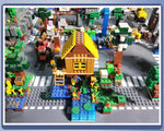 Classic Baseplate 32*32 16X32 16X16 Dots Building Blocks Bricks Base Plates DIY Plastic Board Building Blocks Construction Toys